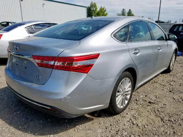 4T1BD1EB3FU047761 - 2015 TOYOTA AVALON HYB GRAY photo 4