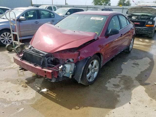 1G2ZH528454169085 - 2005 PONTIAC G6 GT RED photo 2