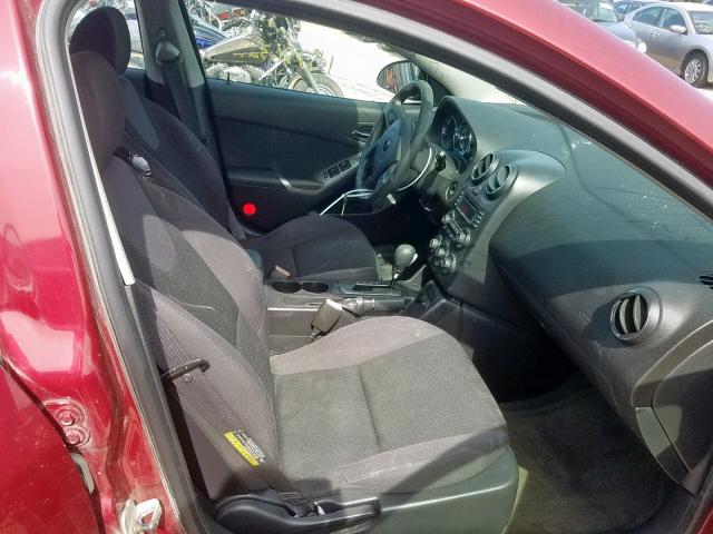 1G2ZH528454169085 - 2005 PONTIAC G6 GT RED photo 5