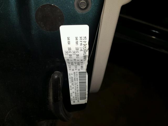 1J8HG58286C198277 - 2006 JEEP COMMANDER GREEN photo 10