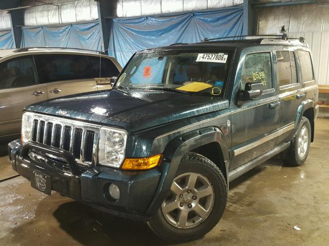 1J8HG58286C198277 - 2006 JEEP COMMANDER GREEN photo 2