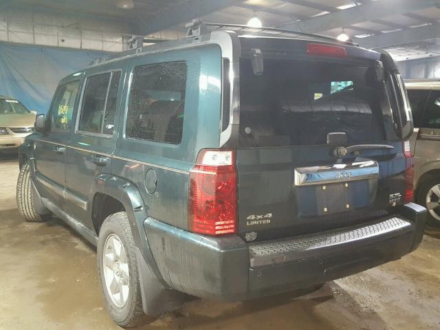 1J8HG58286C198277 - 2006 JEEP COMMANDER GREEN photo 3