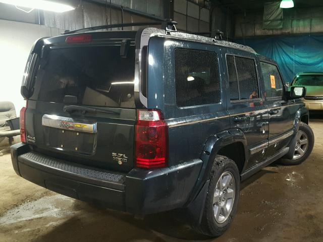 1J8HG58286C198277 - 2006 JEEP COMMANDER GREEN photo 4