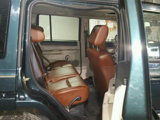 1J8HG58286C198277 - 2006 JEEP COMMANDER GREEN photo 6