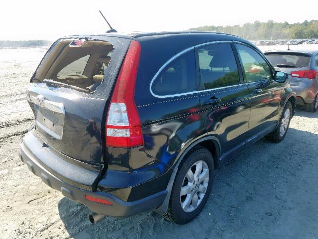 5J6RE48788L007669 - 2008 HONDA CR-V EXL BLACK photo 4