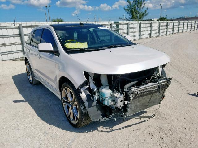 2FMDK3AK0BBA15043 - 2011 FORD EDGE SPORT WHITE photo 1