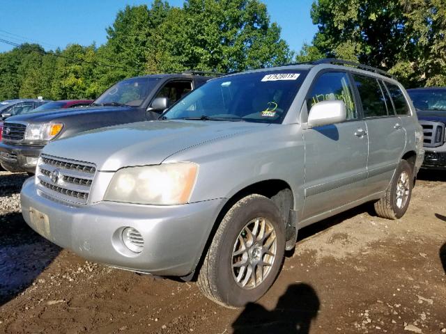 JTEGD21A530060023 - 2003 TOYOTA HIGHLANDER SILVER photo 2