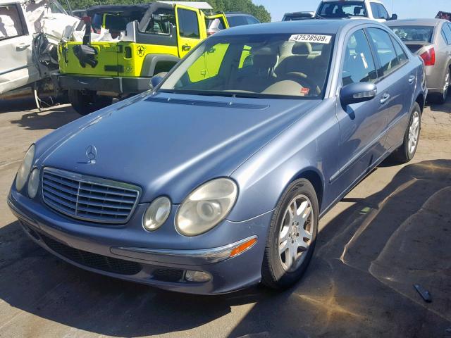 WDBUF65J73A234718 - 2003 MERCEDES-BENZ E 320 BLUE photo 2