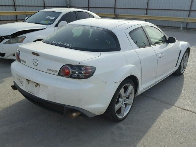 JM1FE173760207107 - 2006 MAZDA RX8 WHITE photo 4