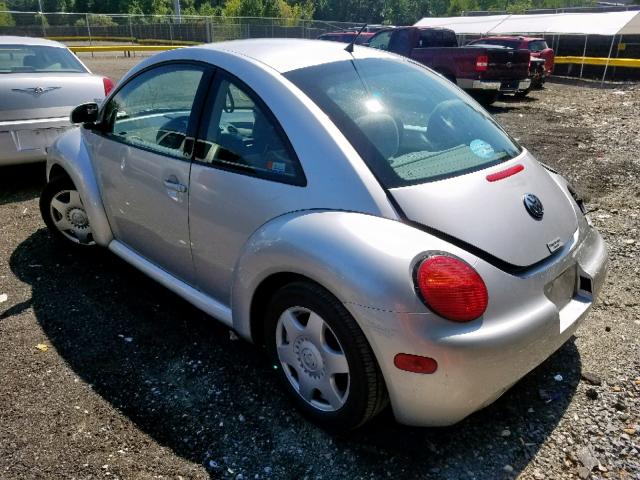 3VWCC21C4XM424942 - 1999 VOLKSWAGEN NEW BEETLE ნაცრისფერი ფოტო 3