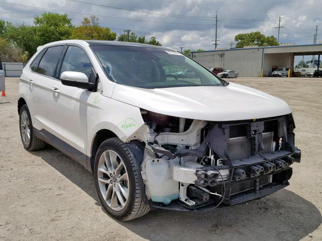 2FMPK3K83FBB02389 - 2015 FORD EDGE TITAN WHITE photo 1