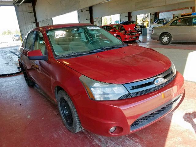 1FAHP3GN0AW115221 - 2010 FORD FOCUS SES RED photo 1