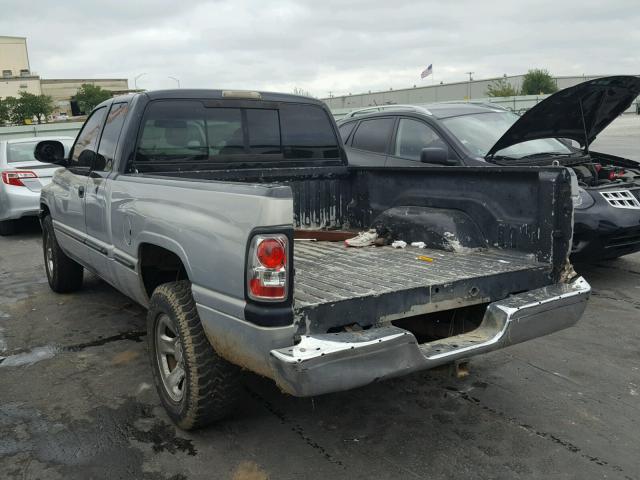 3B7HC13Z3XG123114 - 1999 DODGE RAM 1500 GRAY photo 3