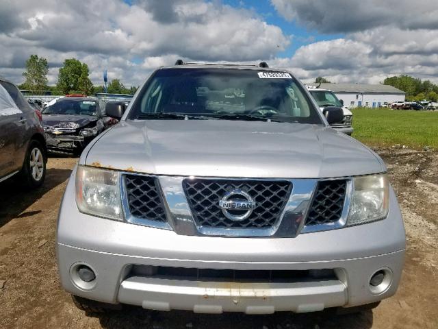 5N1AR18W47C639852 - 2007 NISSAN PATHFINDER SILVER photo 9