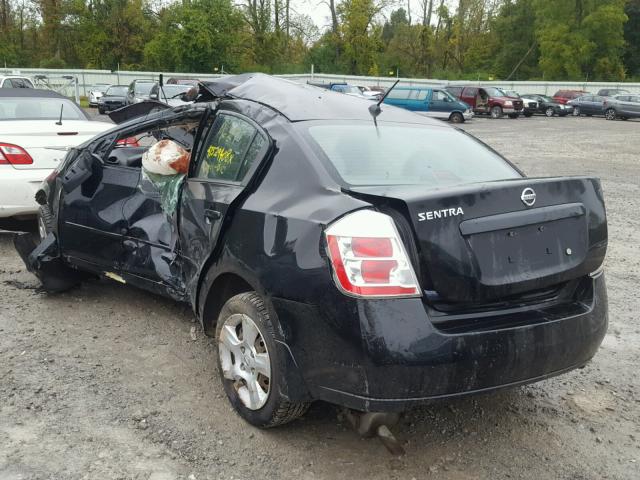 3N1AB61E29L609394 - 2009 NISSAN SENTRA 2.0 BLACK photo 3