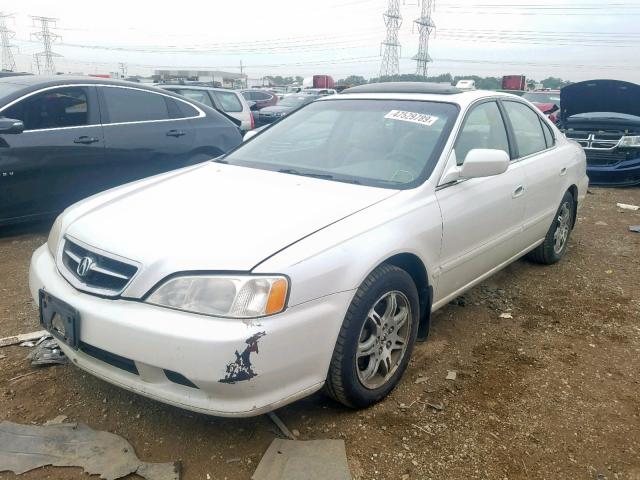 19UUA5669YA029317 - 2000 ACURA 3.2TL WHITE photo 2