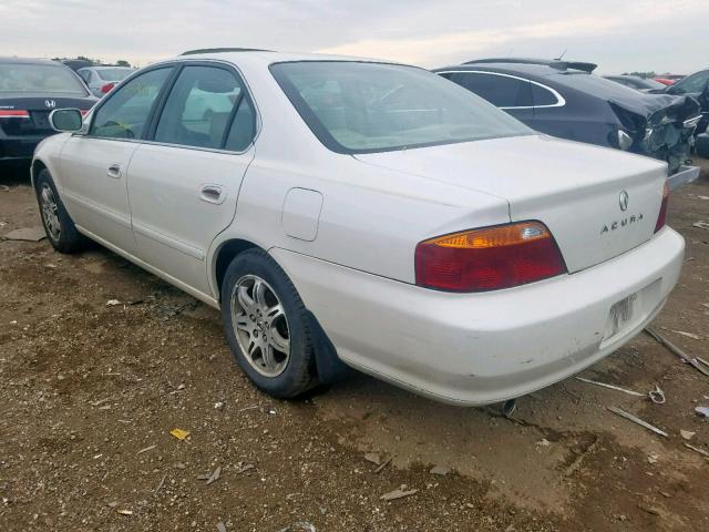 19UUA5669YA029317 - 2000 ACURA 3.2TL WHITE photo 3