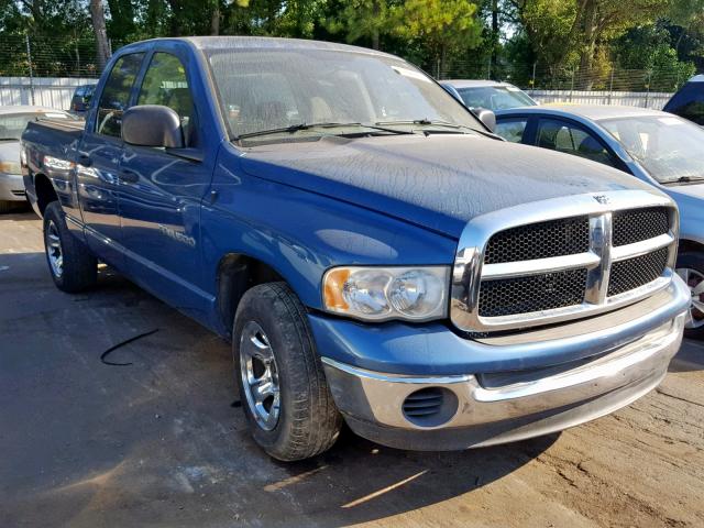 1D7HA18N15S232548 - 2005 DODGE RAM 1500 S BLUE photo 1