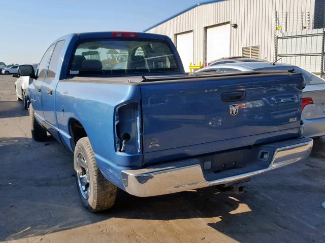 1D7HA18N15S232548 - 2005 DODGE RAM 1500 S BLUE photo 3