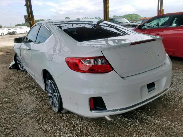 1HGCT2B88DA002695 - 2013 HONDA ACCORD EXL WHITE photo 3