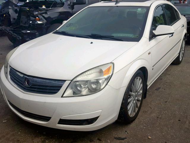 1G8ZV57787F228919 - 2007 SATURN AURA XR WHITE photo 2