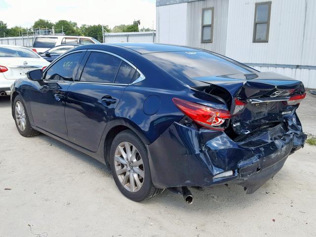 JM1GJ1U69F1163409 - 2015 MAZDA 6 SPORT BLUE photo 3