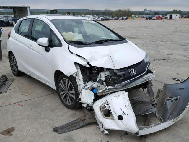 3HGGK5H83FM772743 - 2015 HONDA FIT EX WHITE photo 1