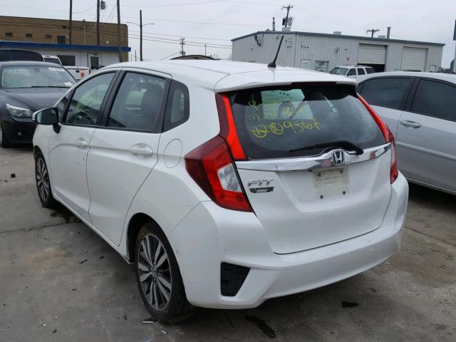 3HGGK5H83FM772743 - 2015 HONDA FIT EX WHITE photo 3