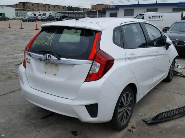 3HGGK5H83FM772743 - 2015 HONDA FIT EX WHITE photo 4