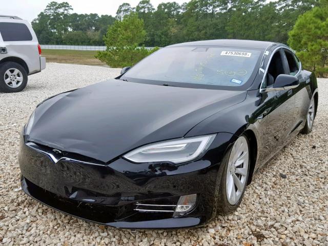 5YJSA1E25HF187576 - 2017 TESLA MODEL S BLACK photo 2