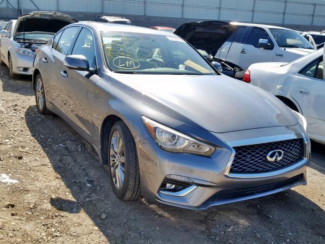 JN1EV7AR6JM444235 - 2018 INFINITI Q50 LUXE GRAY photo 1