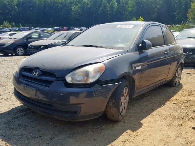 KMHCM36C28U103151 - 2008 HYUNDAI ACCENT GS GRAY photo 2