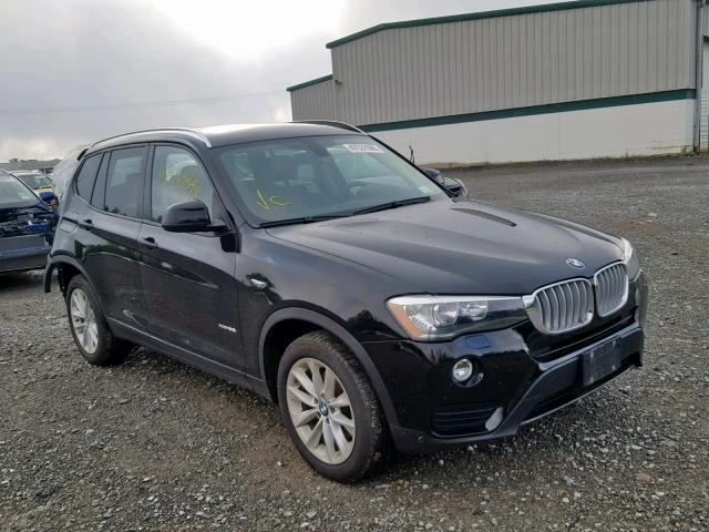 5UXWX9C55G0D83222 - 2016 BMW X3 XDRIVE2 BLACK photo 1