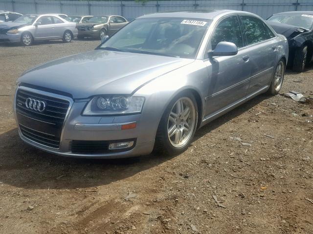 WAUMV94E78N001428 - 2008 AUDI A8 L QUATT SILVER photo 2