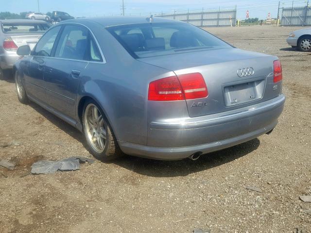 WAUMV94E78N001428 - 2008 AUDI A8 L QUATT SILVER photo 3