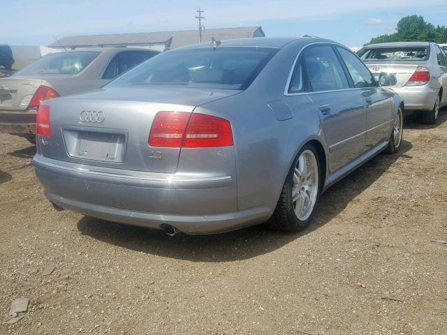 WAUMV94E78N001428 - 2008 AUDI A8 L QUATT SILVER photo 4