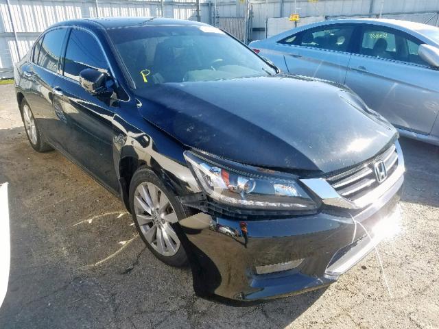 1HGCR3F86FA029685 - 2015 HONDA ACCORD EXL BLACK photo 1