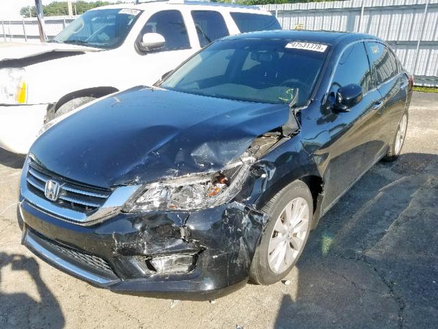 1HGCR3F86FA029685 - 2015 HONDA ACCORD EXL BLACK photo 2