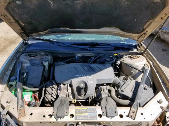 2G2WP522651182482 - 2005 PONTIAC GRAND PRIX GOLD photo 7