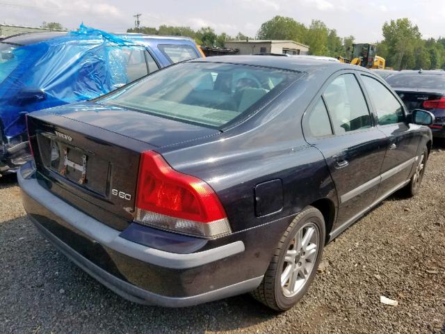 YV1RS61T932240874 - 2003 VOLVO S60 BLACK photo 4