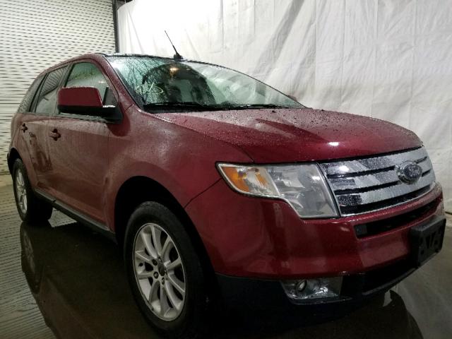 2FMDK48C49BA99575 - 2009 FORD EDGE SEL RED photo 1