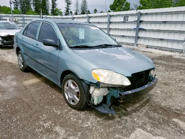 1NXBR32E66Z574754 - 2006 TOYOTA COROLLA CE GREEN photo 1