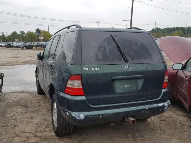 4JGAB54E0YA193270 - 2000 MERCEDES-BENZ ML 320 GREEN photo 3