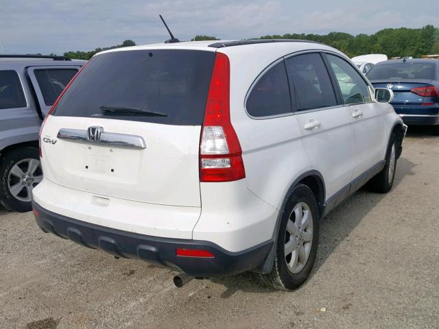 JHLRE48779C015126 - 2009 HONDA CR-V EXL WHITE photo 4