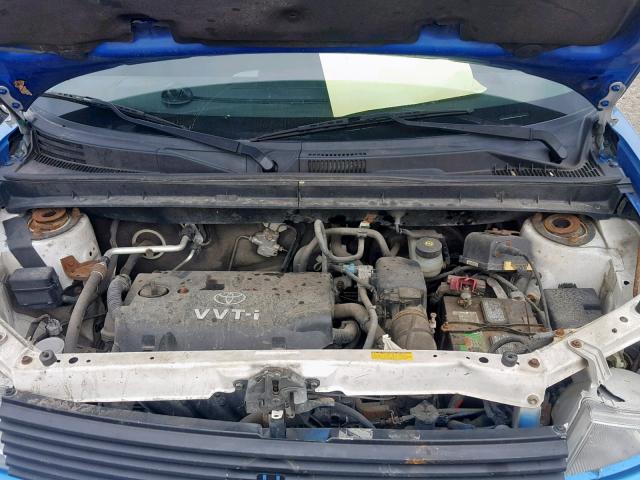 JTLKT324X50218332 - 2005 TOYOTA SCION XB ლურჯი ფოტო 7