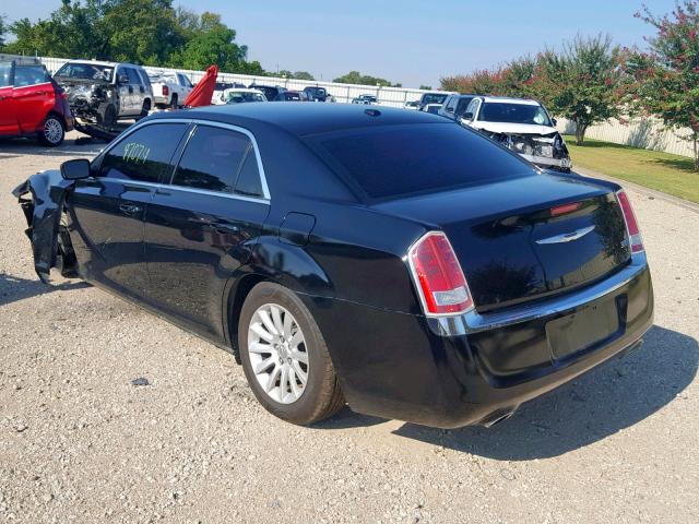 2C3CCAAG1EH288611 - 2014 CHRYSLER 300 BLACK photo 3