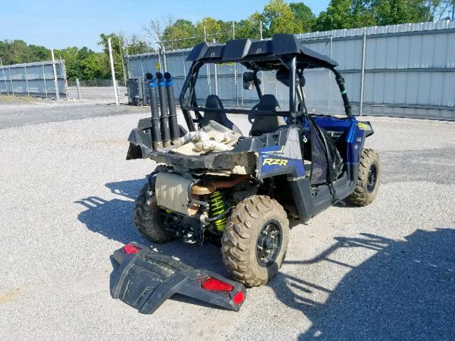 3NSVHE571JE370916 - 2018 POLARIS RZR 570 EP BLUE photo 4