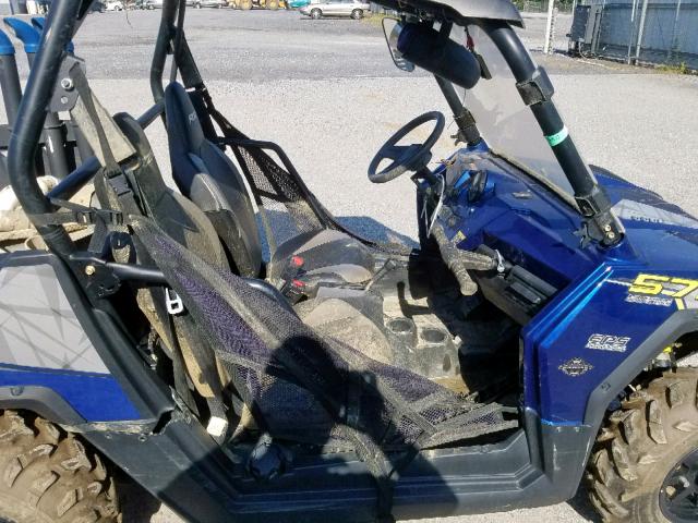 3NSVHE571JE370916 - 2018 POLARIS RZR 570 EP BLUE photo 5