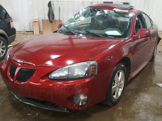 2G2WP582171174266 - 2007 PONTIAC GRAND PRIX RED photo 2