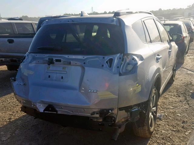 JTMWFREV4JJ206578 - 2018 TOYOTA RAV4 ADVEN SILVER photo 4